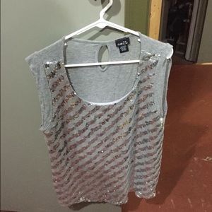 Sparkly tank top