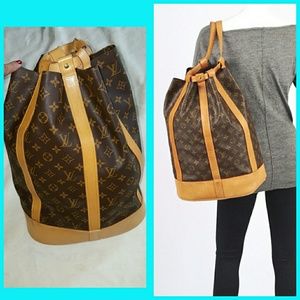 AUTHENTIC Louis Vuitton Monogram Randonnee GM