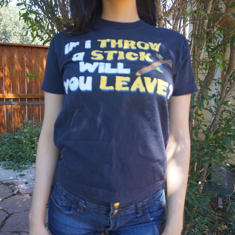 Unisex "If I Throw a Stick" Tee