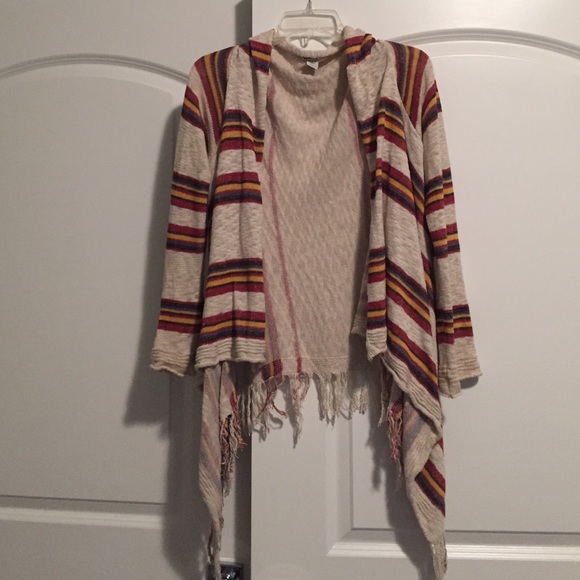 Striped Cream Sweater