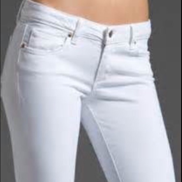 White Paige Canyon Flare Jeans Size 27