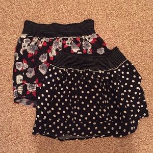 Cute patterned skirt set!