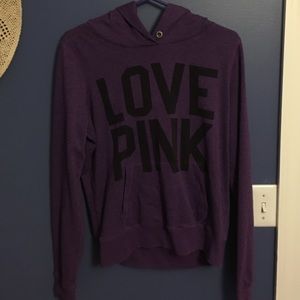 A  purple sweatshirt  from Pink