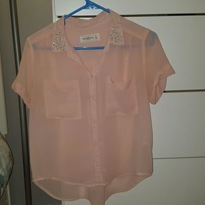 Abercrombie & Fitch bling collared shirt