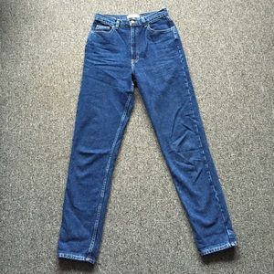american apparel indigo wash jeans