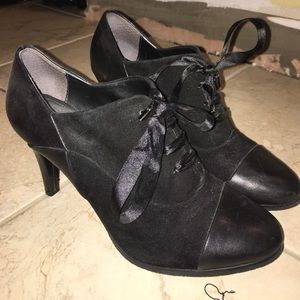 Tahari black booties