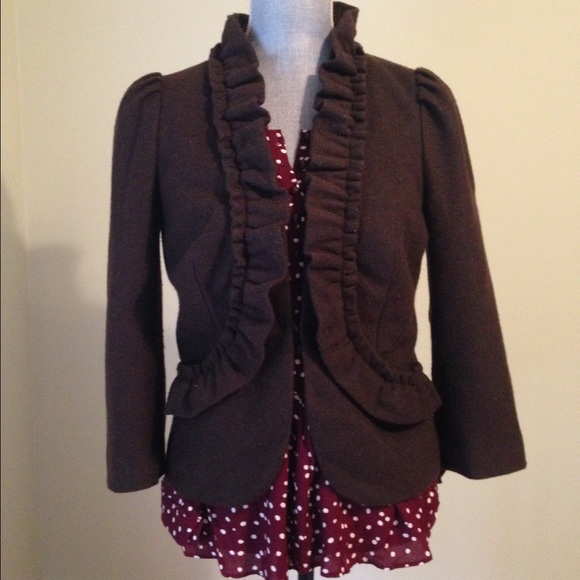Anthropologie Jackets & Blazers - Anthropologie "elevenses" romantic blazer