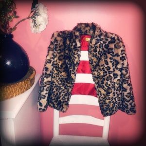 TAGS ON! Vera Wang Princess Faux Fur Coat