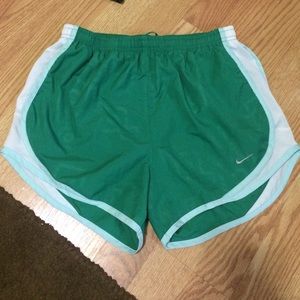 Green Nike Tempo Running Shorts- Size Small
