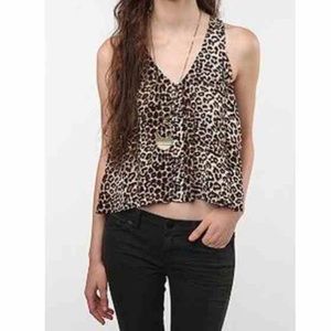 Sparkle & Fade High Low Crop Top