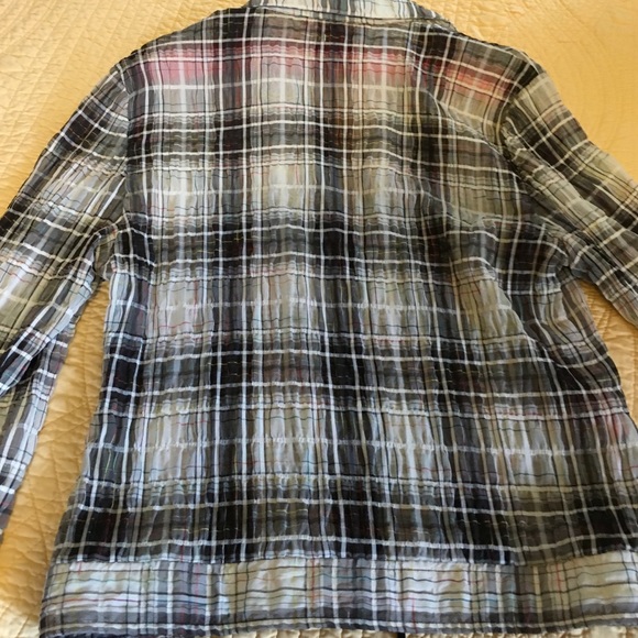 Darling plaid lightweight jacket, like new/FC - Picture 4 of 4