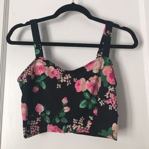 Flower crop top