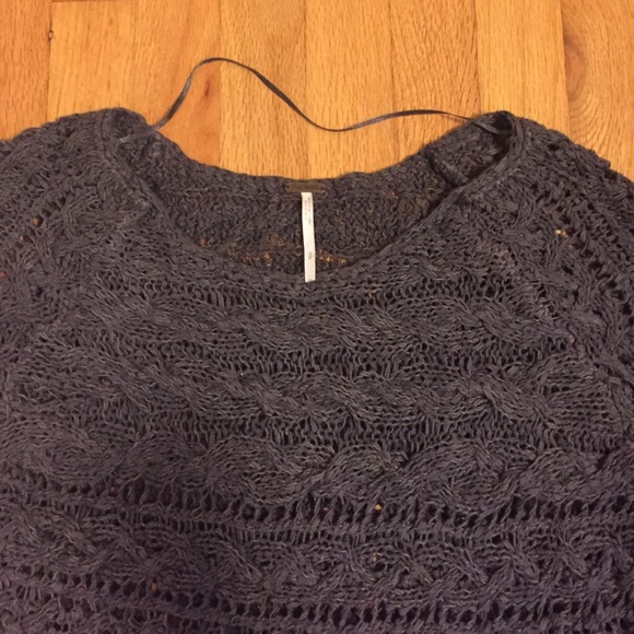 Free People grey sweater size small