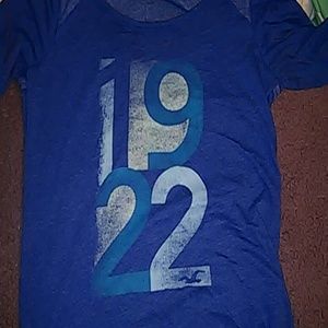 1922 blue shaded shirt