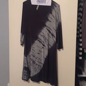 SZ Large brown/cream tied dye tunic