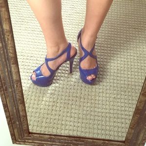 Blue Aldo heels