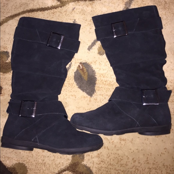 Black Suede Boots