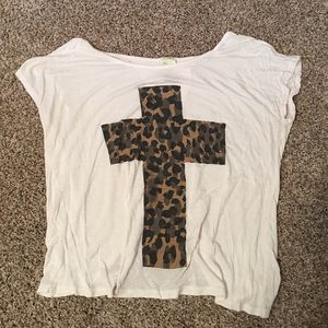 Cheetah cross shirt