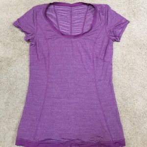 Lululemon Silver Bullet running shirt