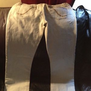 Blue asphalt skinny jeans