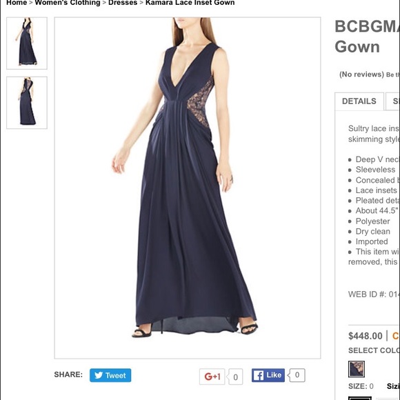 BCBG gown - Picture 2 of 2