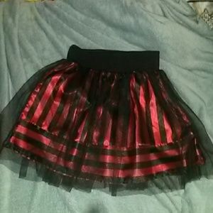 Black and Red skirt