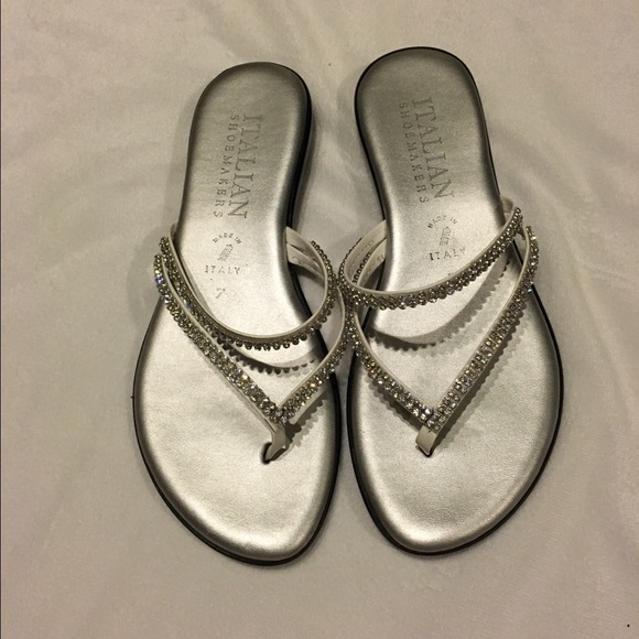 Italian shoe maker sandals. Size 7