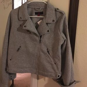 Grey asymmetrical Jacket