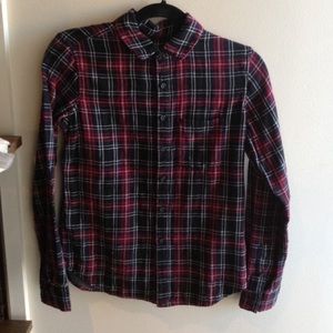 Joe's Jeans plaid long sleeve button up flannel