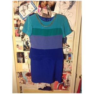 Color block 90's Dress