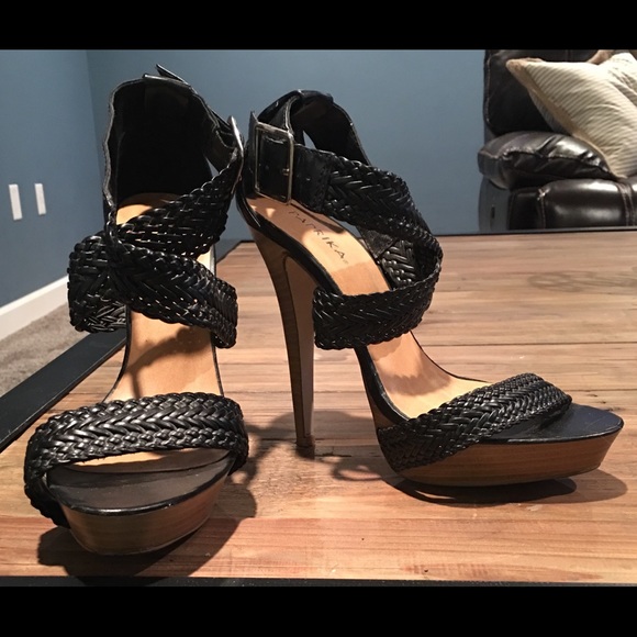 Open toe heels