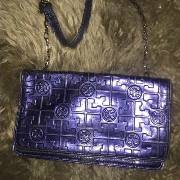 Tory Burch Blue navy bag.