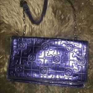 Tory Burch Blue navy bag.