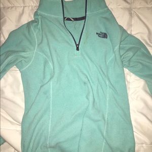 Small Blue North Face pullover