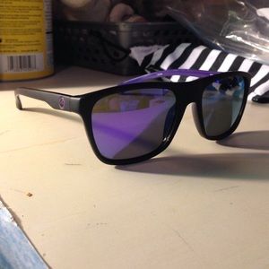 Dragon Sunglasses ( Matte Black / Purple )