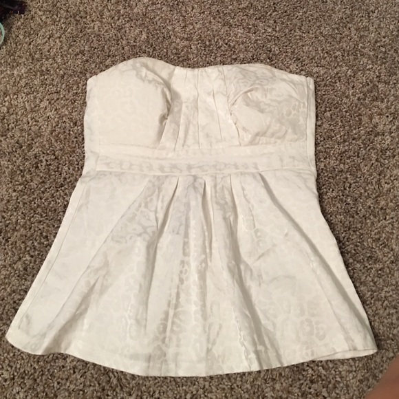 Strapless shirt