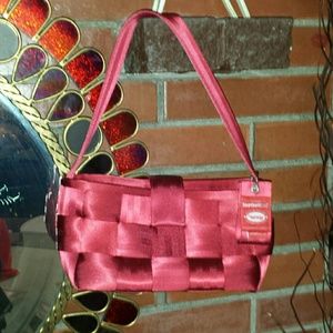 Red Seatbelt Purse..New