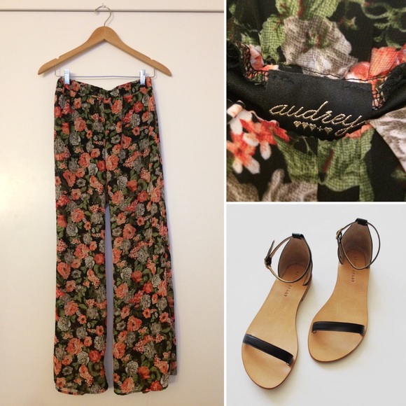 🌿 NWOT - Tropical Maxi Pants 🌿