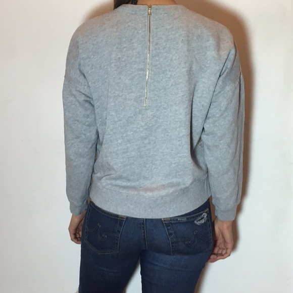J. Crew Collection Metallic Lace Sweatshirt - Picture 3 of 4