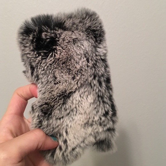iPhone 6 fuzzy case