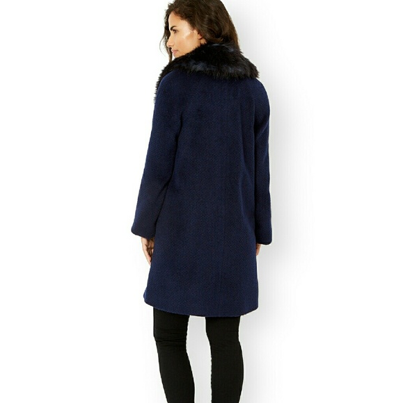 Monsoon Jackets & Coats Nwt Anoushka Fur Collar Coat Poshmark