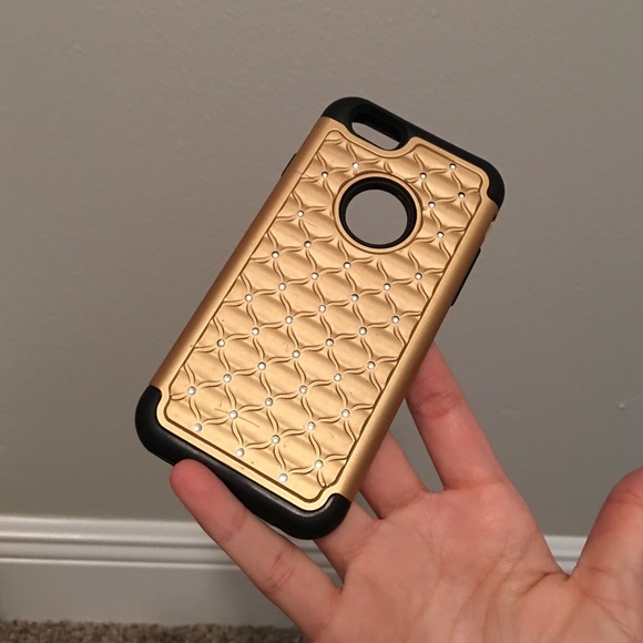 iPhone 6 gold case.