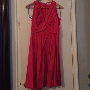 Calvin Klein Size 2 Red Dress.