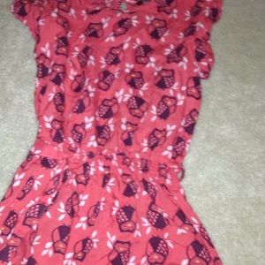Cute preteen girls owl dress