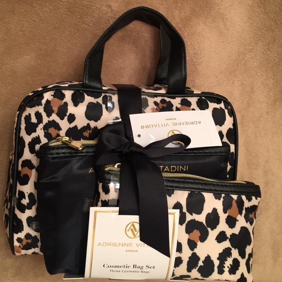 Adrienne Vittadini Handbags - Adrienne Vittadini Cosmetic Bags - Set of 3