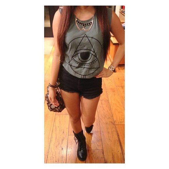 Olive Green Muscle Tee