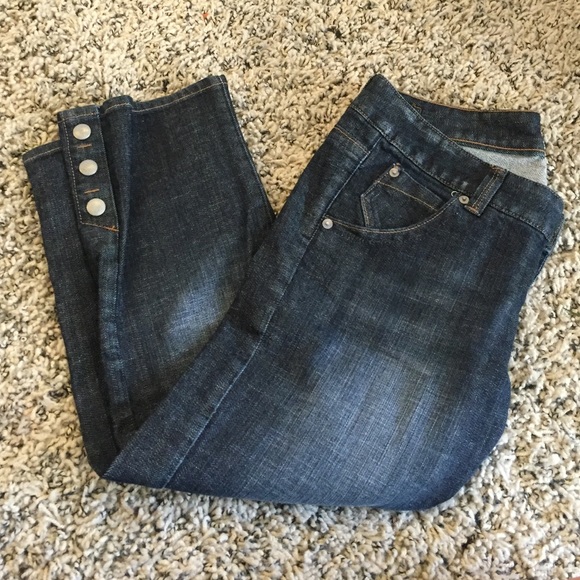 Express Denim Capris