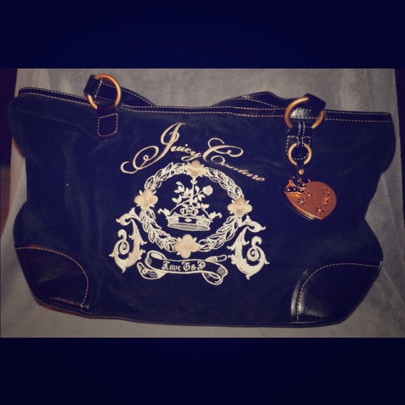 Black juicy couture large tote