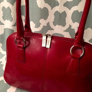 Hobo International Red Leather Satchel