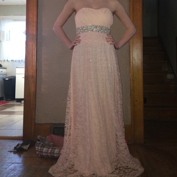 Pink prom dress